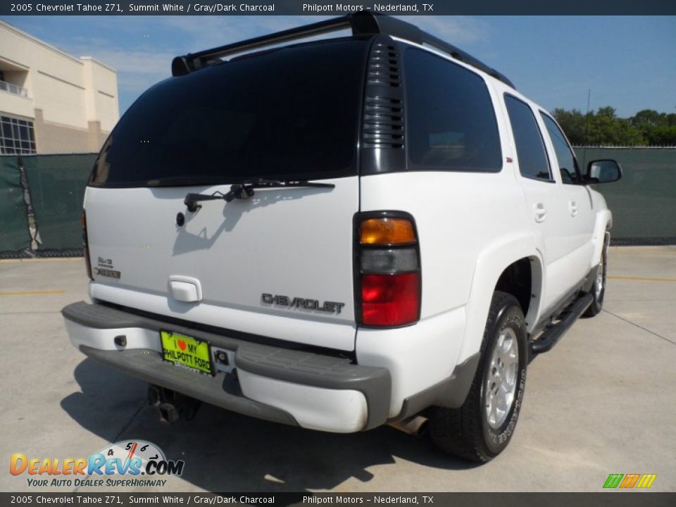 2005 Chevrolet Tahoe Z71 Summit White / Gray/Dark Charcoal Photo #3