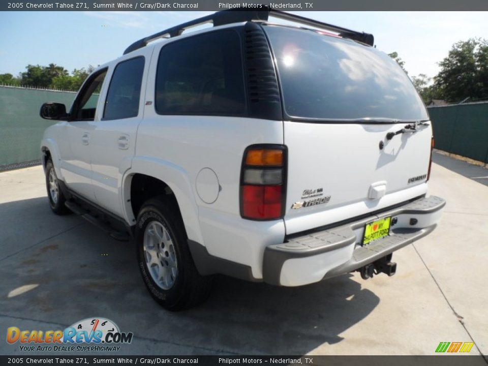 2005 Chevrolet Tahoe Z71 Summit White / Gray/Dark Charcoal Photo #5