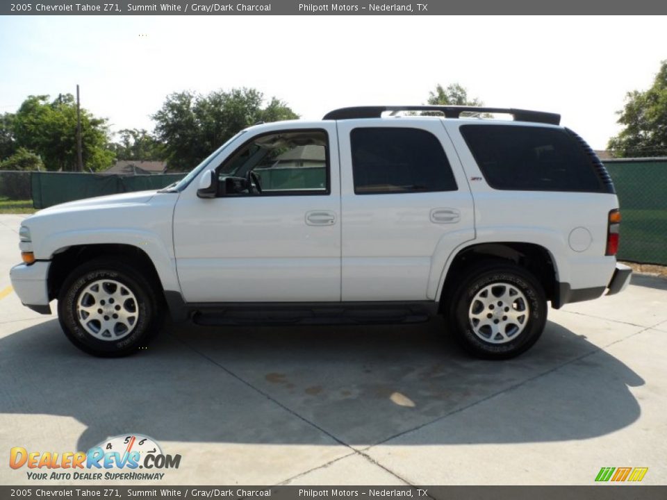 2005 Chevrolet Tahoe Z71 Summit White / Gray/Dark Charcoal Photo #6