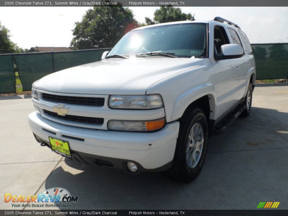 2005 Chevrolet Tahoe Z71 Summit White / Gray/Dark Charcoal Photo #7