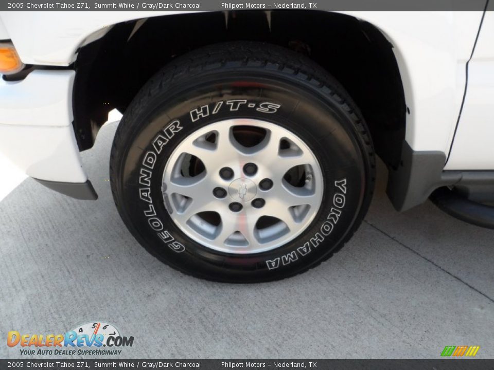 2005 Chevrolet Tahoe Z71 Summit White / Gray/Dark Charcoal Photo #12