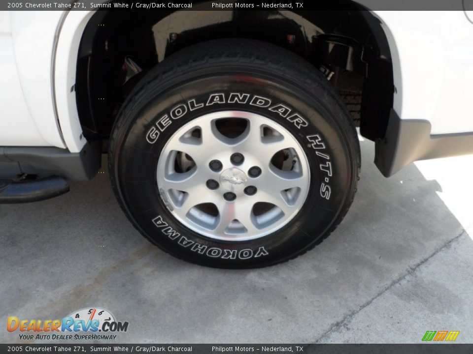 2005 Chevrolet Tahoe Z71 Summit White / Gray/Dark Charcoal Photo #13