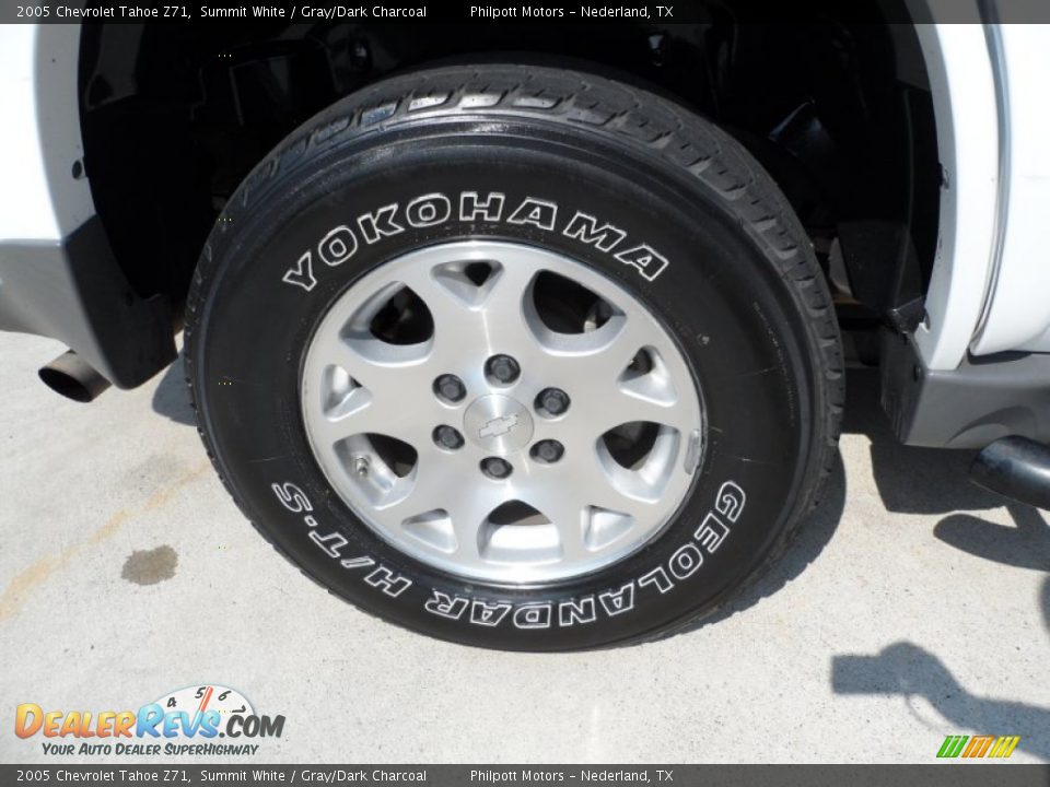 2005 Chevrolet Tahoe Z71 Summit White / Gray/Dark Charcoal Photo #14