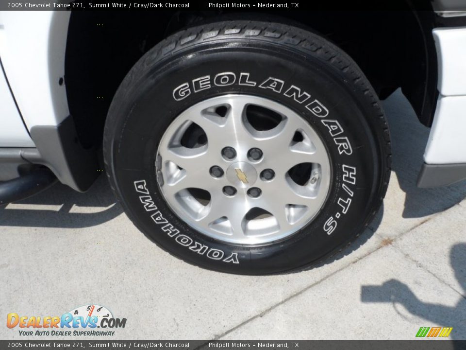 2005 Chevrolet Tahoe Z71 Summit White / Gray/Dark Charcoal Photo #15