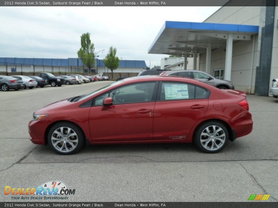 2012 Honda civic si sunburst orange #6