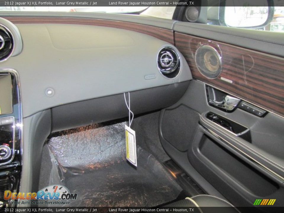 2012 Jaguar XJ XJL Portfolio Lunar Grey Metallic / Jet Photo #9