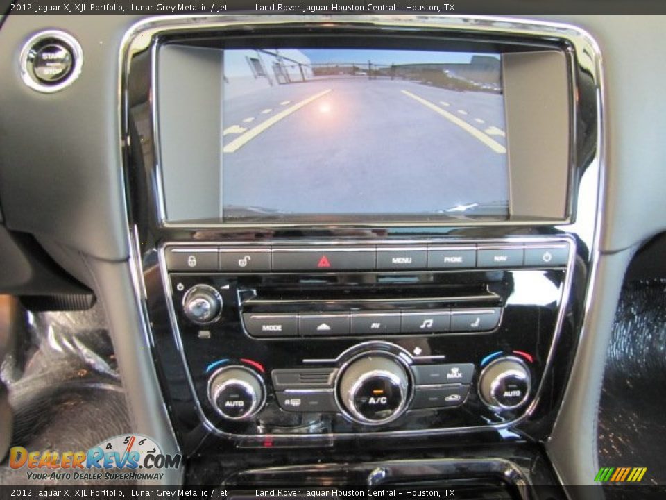2012 Jaguar XJ XJL Portfolio Lunar Grey Metallic / Jet Photo #14