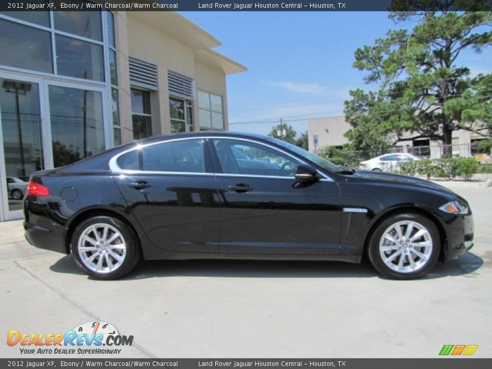 2012 Jaguar XF Ebony / Warm Charcoal/Warm Charcoal Photo #6
