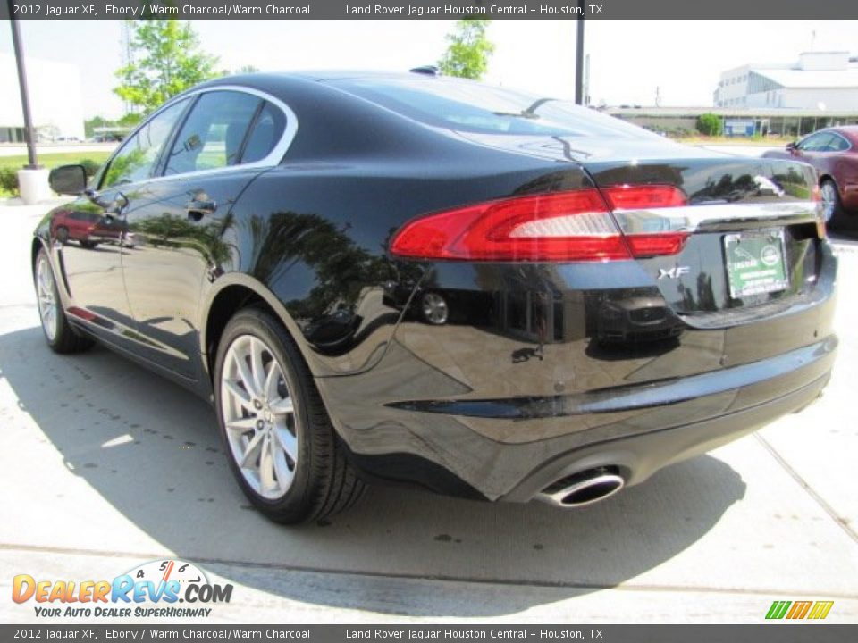 2012 Jaguar XF Ebony / Warm Charcoal/Warm Charcoal Photo #8