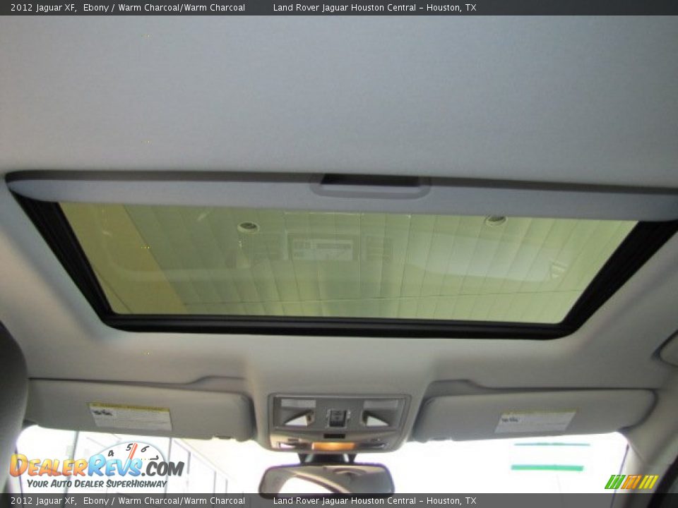 2012 Jaguar XF Ebony / Warm Charcoal/Warm Charcoal Photo #10