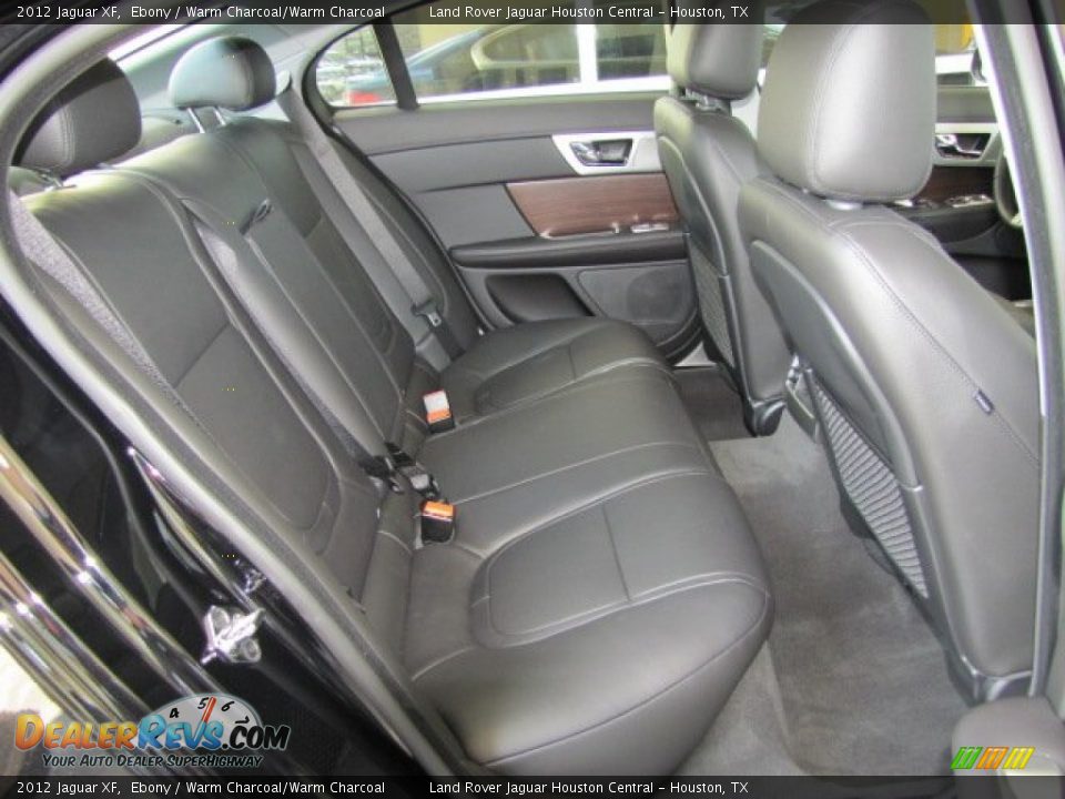 2012 Jaguar XF Ebony / Warm Charcoal/Warm Charcoal Photo #12