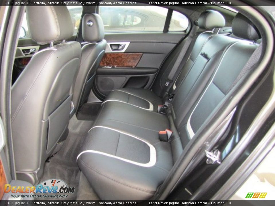 2012 Jaguar XF Portfolio Stratus Grey Metallic / Warm Charcoal/Warm Charcoal Photo #4