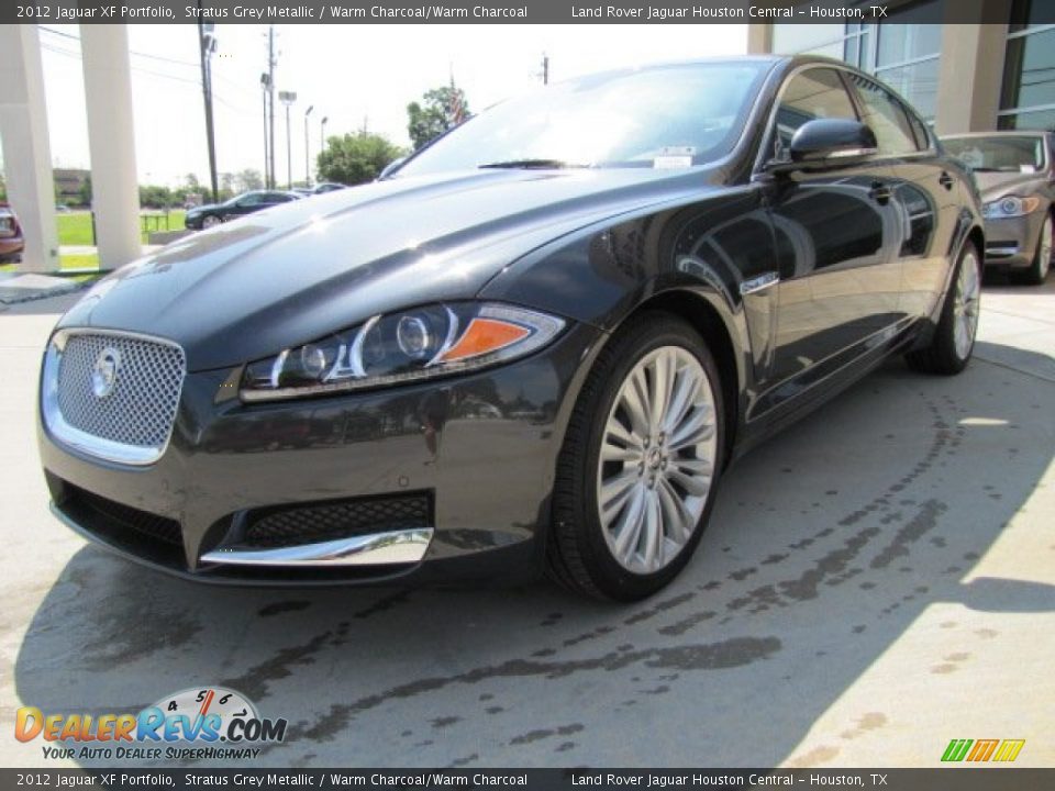 2012 Jaguar XF Portfolio Stratus Grey Metallic / Warm Charcoal/Warm Charcoal Photo #5