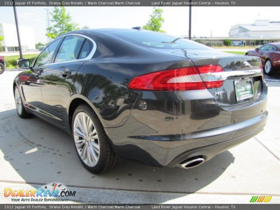 2012 Jaguar XF Portfolio Stratus Grey Metallic / Warm Charcoal/Warm Charcoal Photo #7