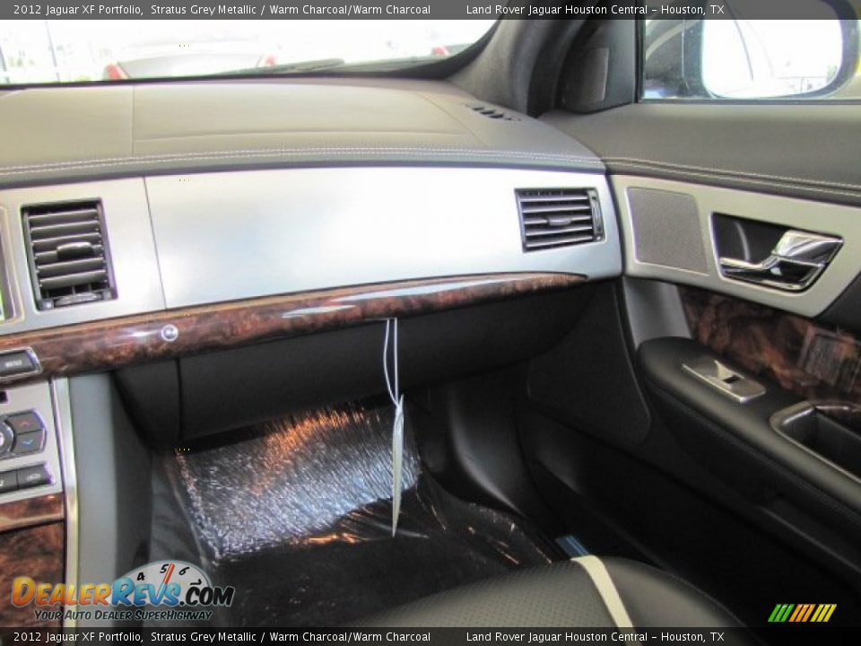 2012 Jaguar XF Portfolio Stratus Grey Metallic / Warm Charcoal/Warm Charcoal Photo #9