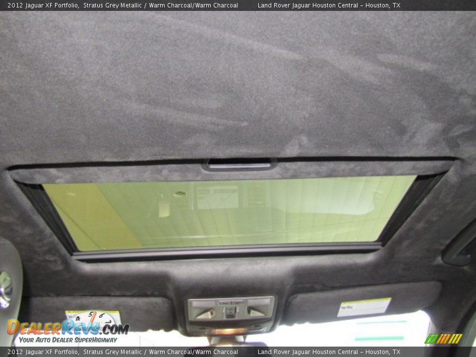 2012 Jaguar XF Portfolio Stratus Grey Metallic / Warm Charcoal/Warm Charcoal Photo #10
