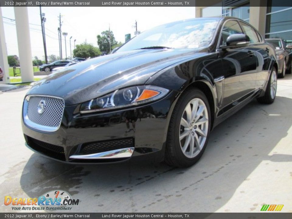 2012 Jaguar XF Ebony / Barley/Warm Charcoal Photo #5