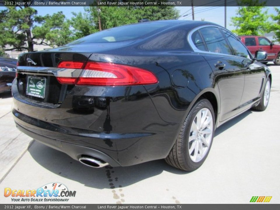 2012 Jaguar XF Ebony / Barley/Warm Charcoal Photo #6