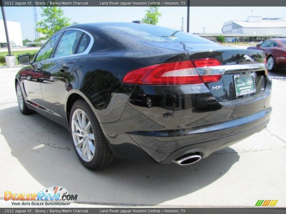 2012 Jaguar XF Ebony / Barley/Warm Charcoal Photo #7
