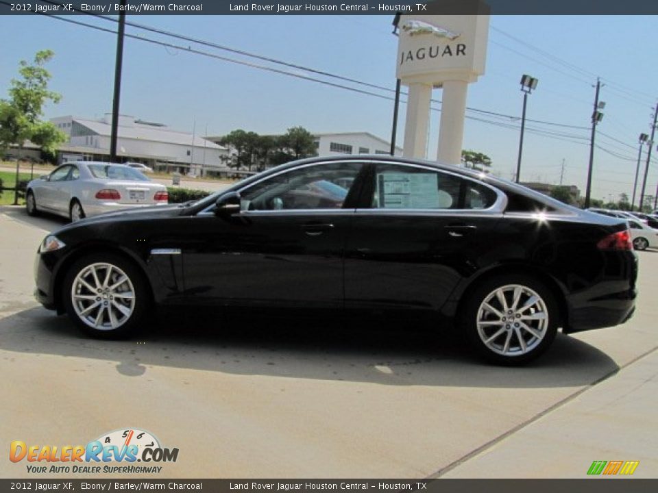 2012 Jaguar XF Ebony / Barley/Warm Charcoal Photo #8
