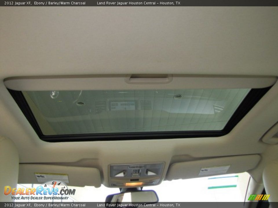 2012 Jaguar XF Ebony / Barley/Warm Charcoal Photo #10