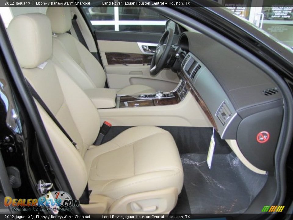 2012 Jaguar XF Ebony / Barley/Warm Charcoal Photo #11