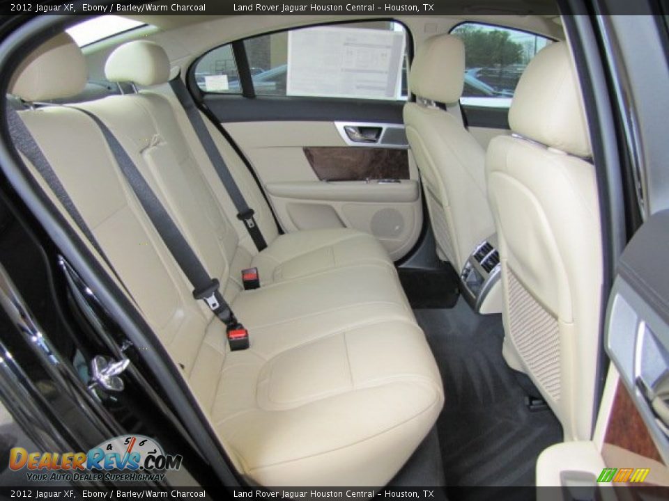 2012 Jaguar XF Ebony / Barley/Warm Charcoal Photo #12