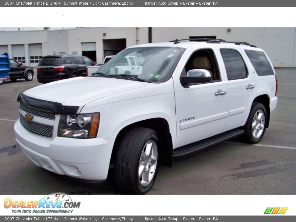 2007 Chevrolet Tahoe LTZ 4x4 Summit White / Light Cashmere/Ebony Photo #1
