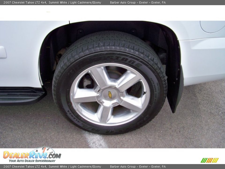 2007 Chevrolet Tahoe LTZ 4x4 Summit White / Light Cashmere/Ebony Photo #9