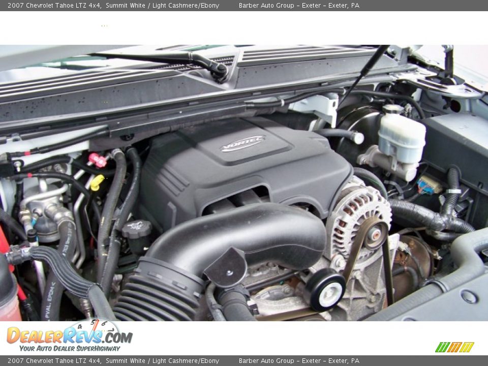 2007 Chevrolet Tahoe LTZ 4x4 Summit White / Light Cashmere/Ebony Photo #28