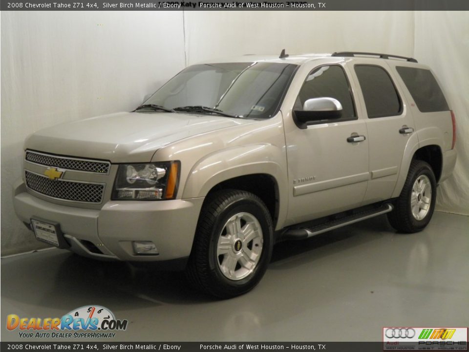 2008 Chevrolet Tahoe Z71 4x4 Silver Birch Metallic / Ebony Photo #4