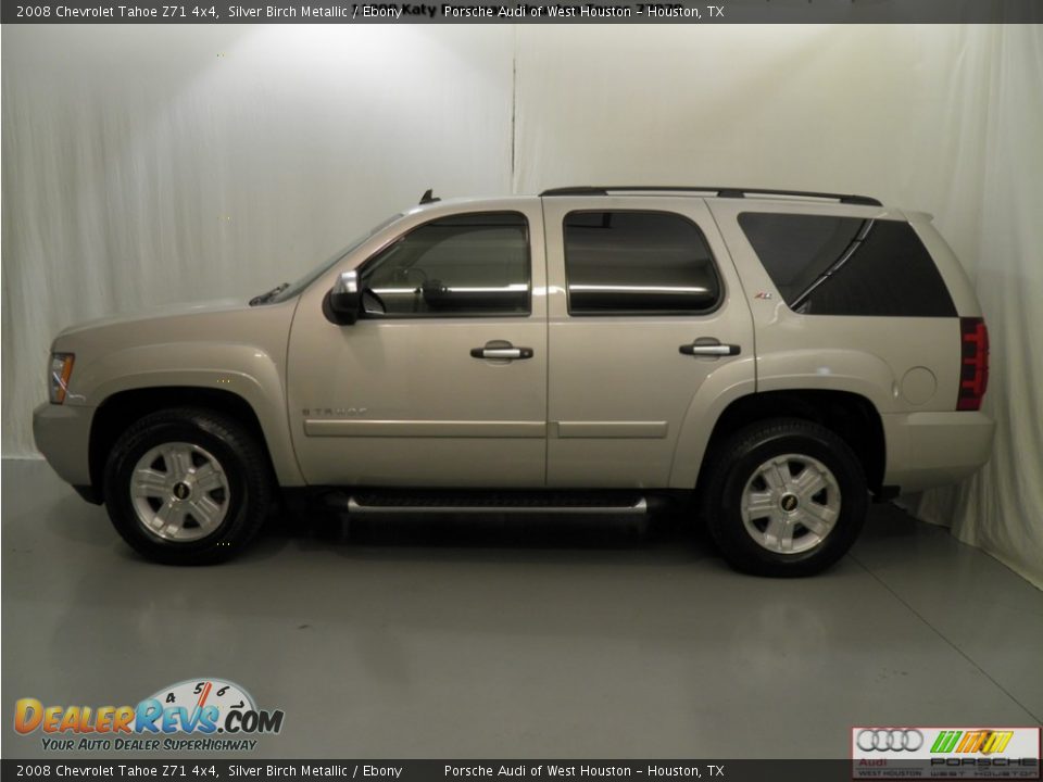 2008 Chevrolet Tahoe Z71 4x4 Silver Birch Metallic / Ebony Photo #5