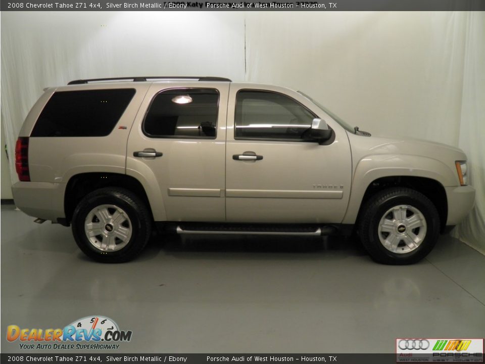 2008 Chevrolet Tahoe Z71 4x4 Silver Birch Metallic / Ebony Photo #6