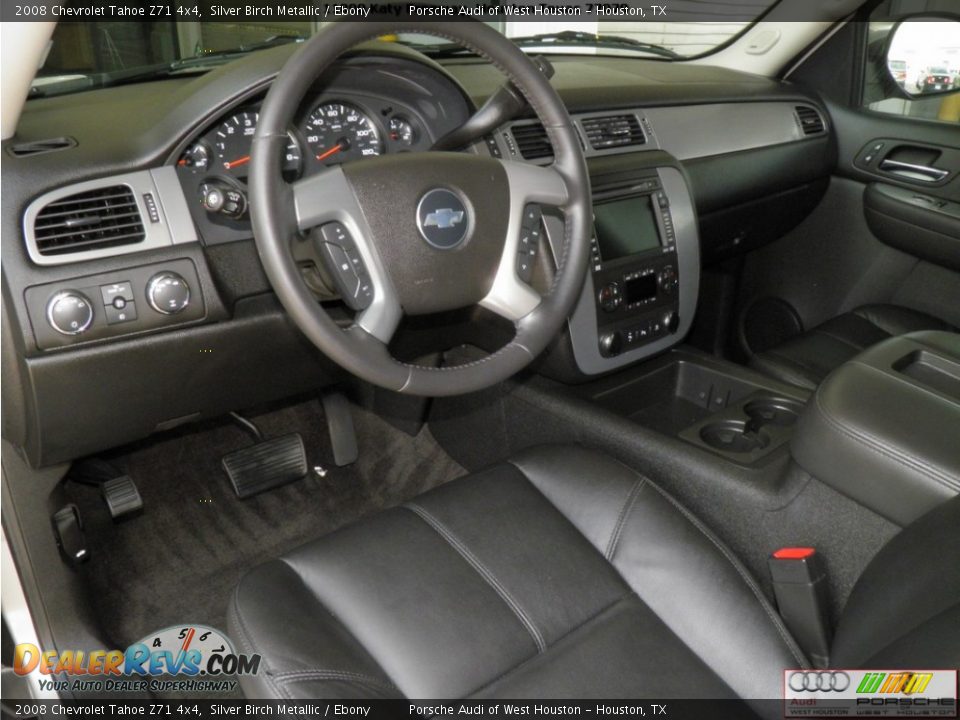 2008 Chevrolet Tahoe Z71 4x4 Silver Birch Metallic / Ebony Photo #8