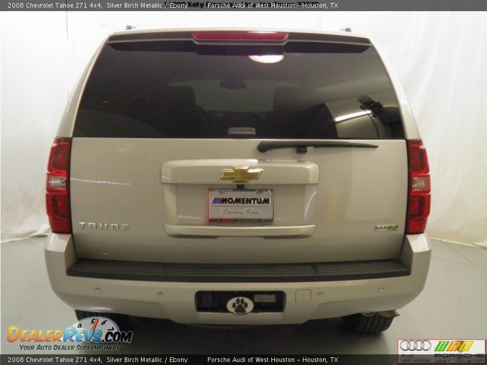 2008 Chevrolet Tahoe Z71 4x4 Silver Birch Metallic / Ebony Photo #23