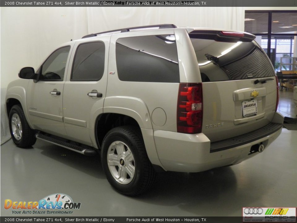 2008 Chevrolet Tahoe Z71 4x4 Silver Birch Metallic / Ebony Photo #24