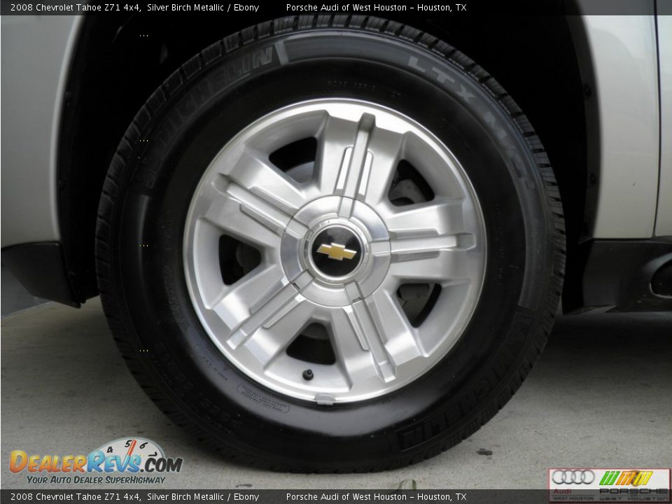 2008 Chevrolet Tahoe Z71 4x4 Silver Birch Metallic / Ebony Photo #26