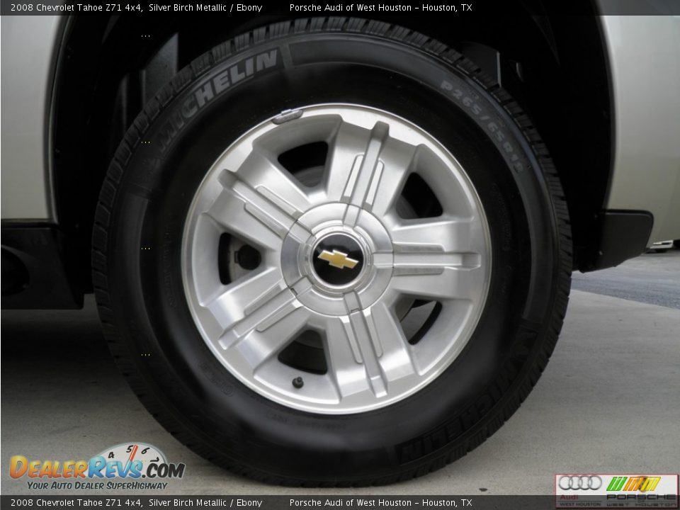 2008 Chevrolet Tahoe Z71 4x4 Silver Birch Metallic / Ebony Photo #36