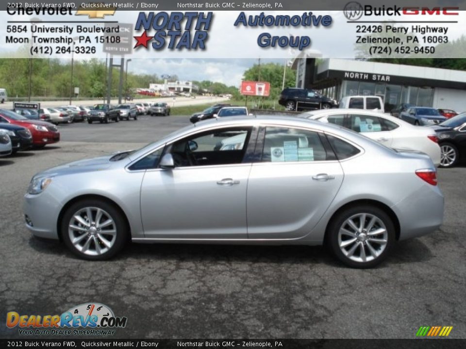 2012 Buick Verano FWD Quicksilver Metallic / Ebony Photo #1