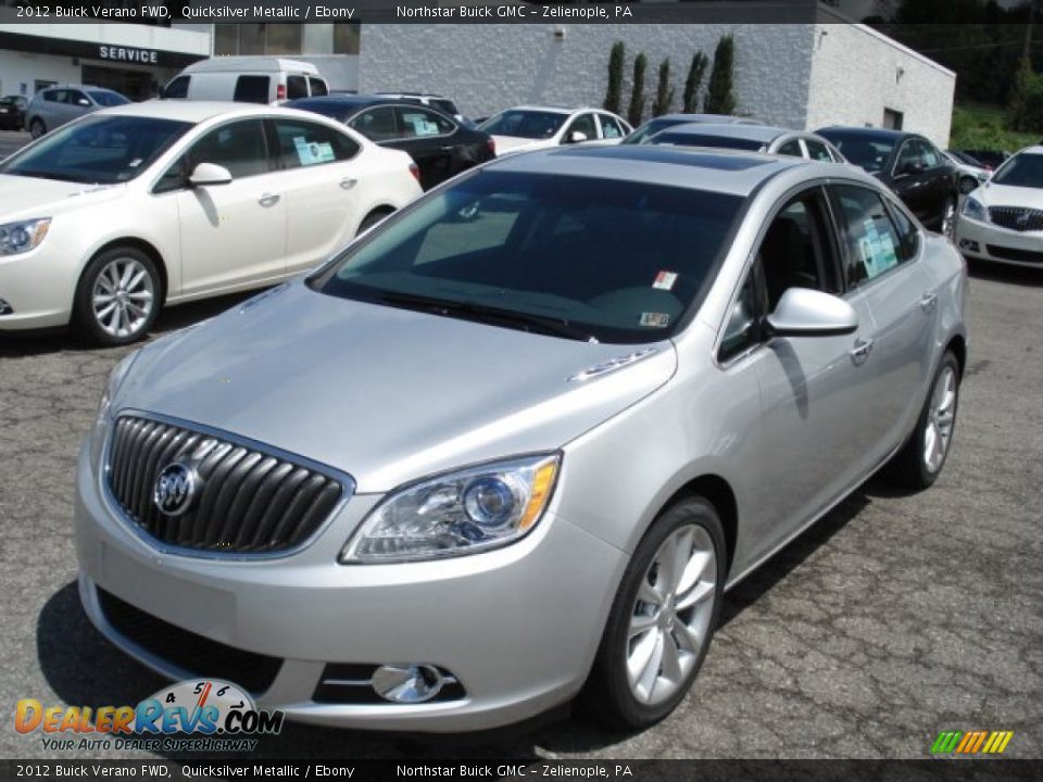2012 Buick Verano FWD Quicksilver Metallic / Ebony Photo #2