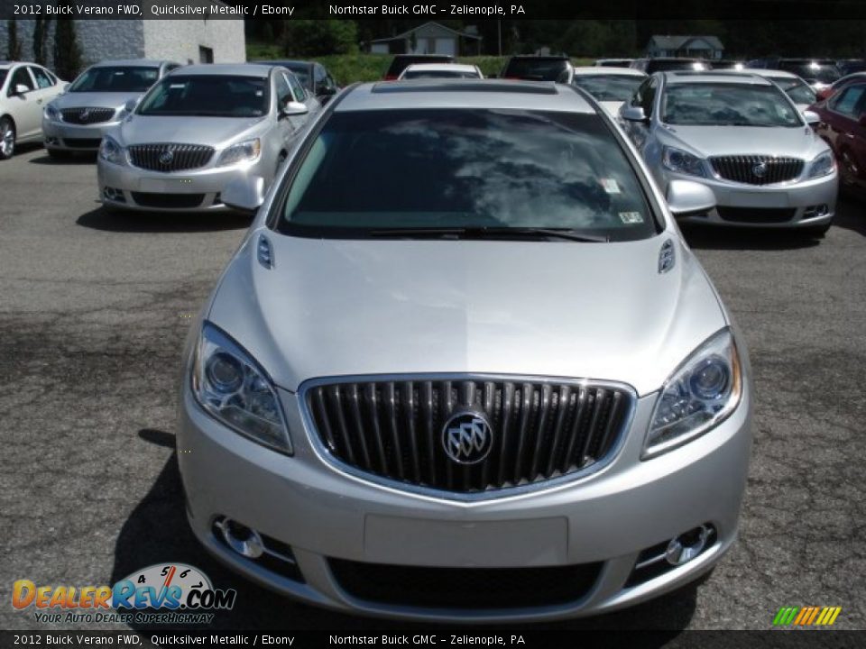 2012 Buick Verano FWD Quicksilver Metallic / Ebony Photo #3