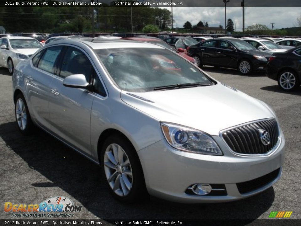 2012 Buick Verano FWD Quicksilver Metallic / Ebony Photo #4