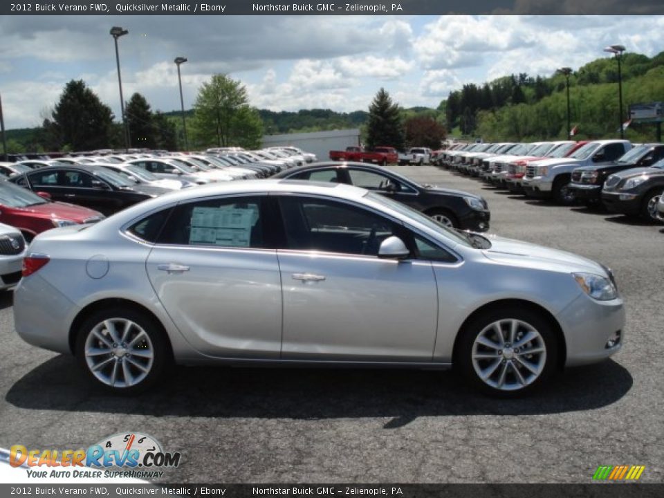 2012 Buick Verano FWD Quicksilver Metallic / Ebony Photo #5