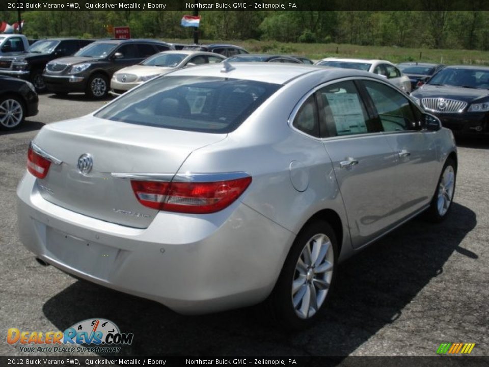 2012 Buick Verano FWD Quicksilver Metallic / Ebony Photo #6