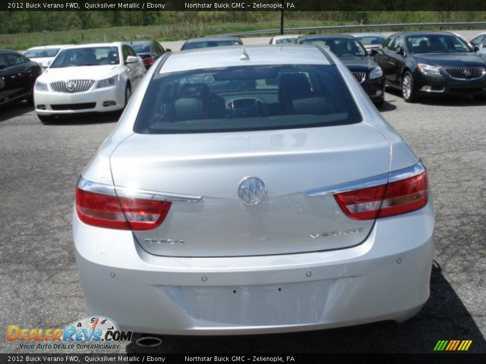 2012 Buick Verano FWD Quicksilver Metallic / Ebony Photo #7