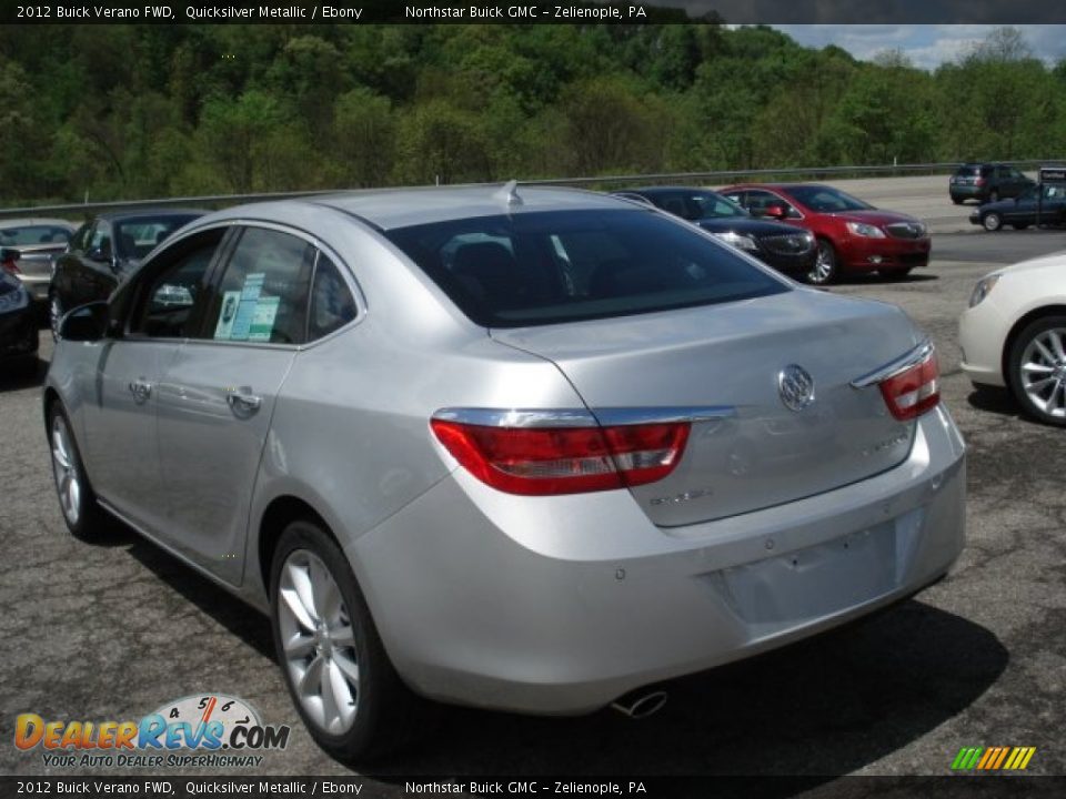 2012 Buick Verano FWD Quicksilver Metallic / Ebony Photo #8