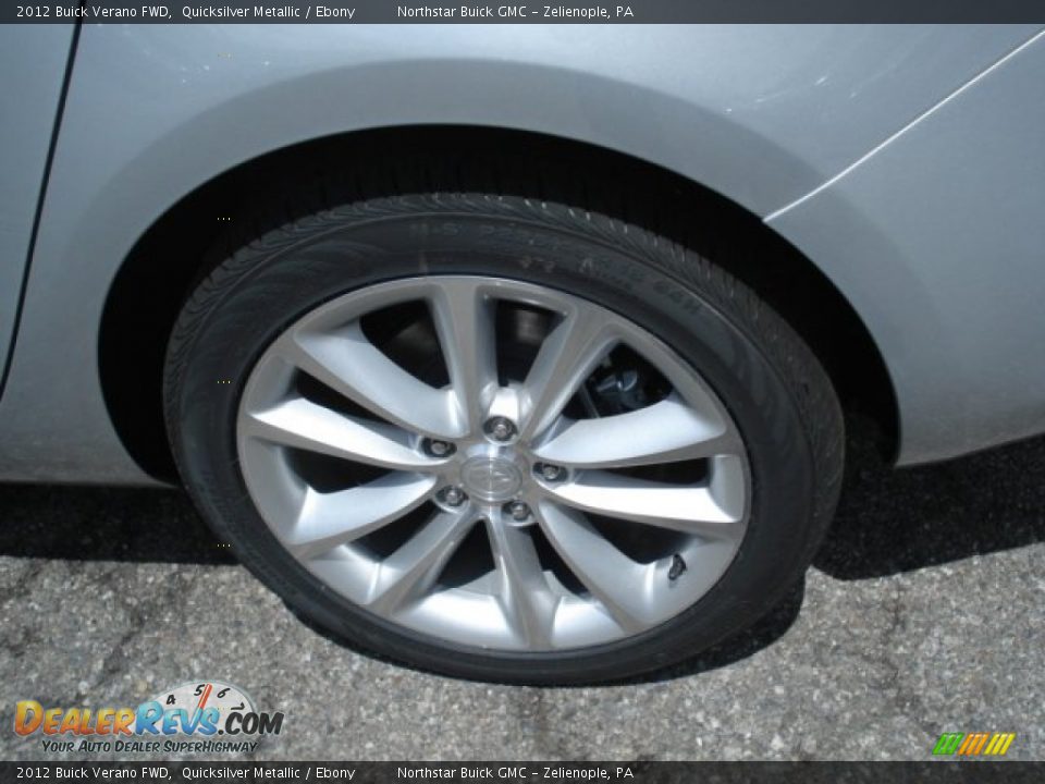 2012 Buick Verano FWD Quicksilver Metallic / Ebony Photo #9