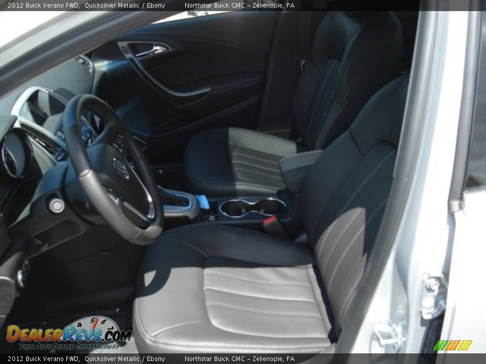 2012 Buick Verano FWD Quicksilver Metallic / Ebony Photo #11