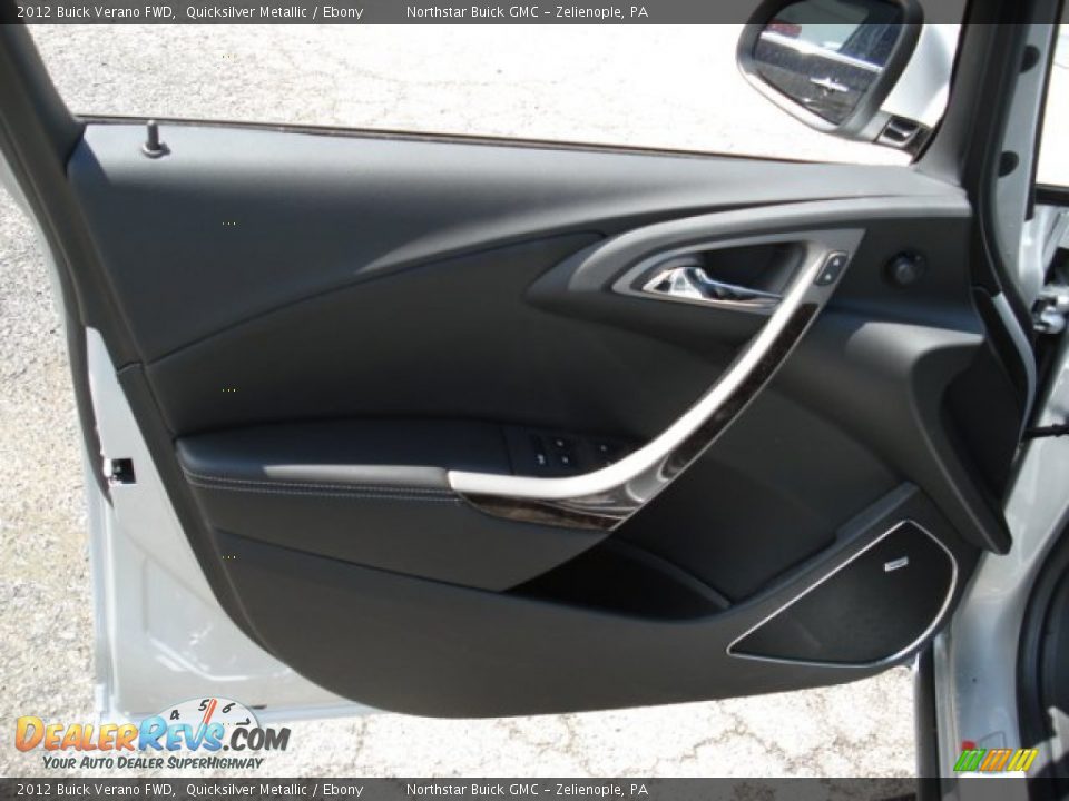 2012 Buick Verano FWD Quicksilver Metallic / Ebony Photo #12