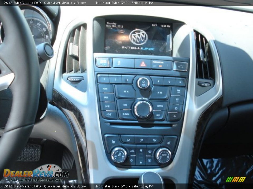 2012 Buick Verano FWD Quicksilver Metallic / Ebony Photo #16